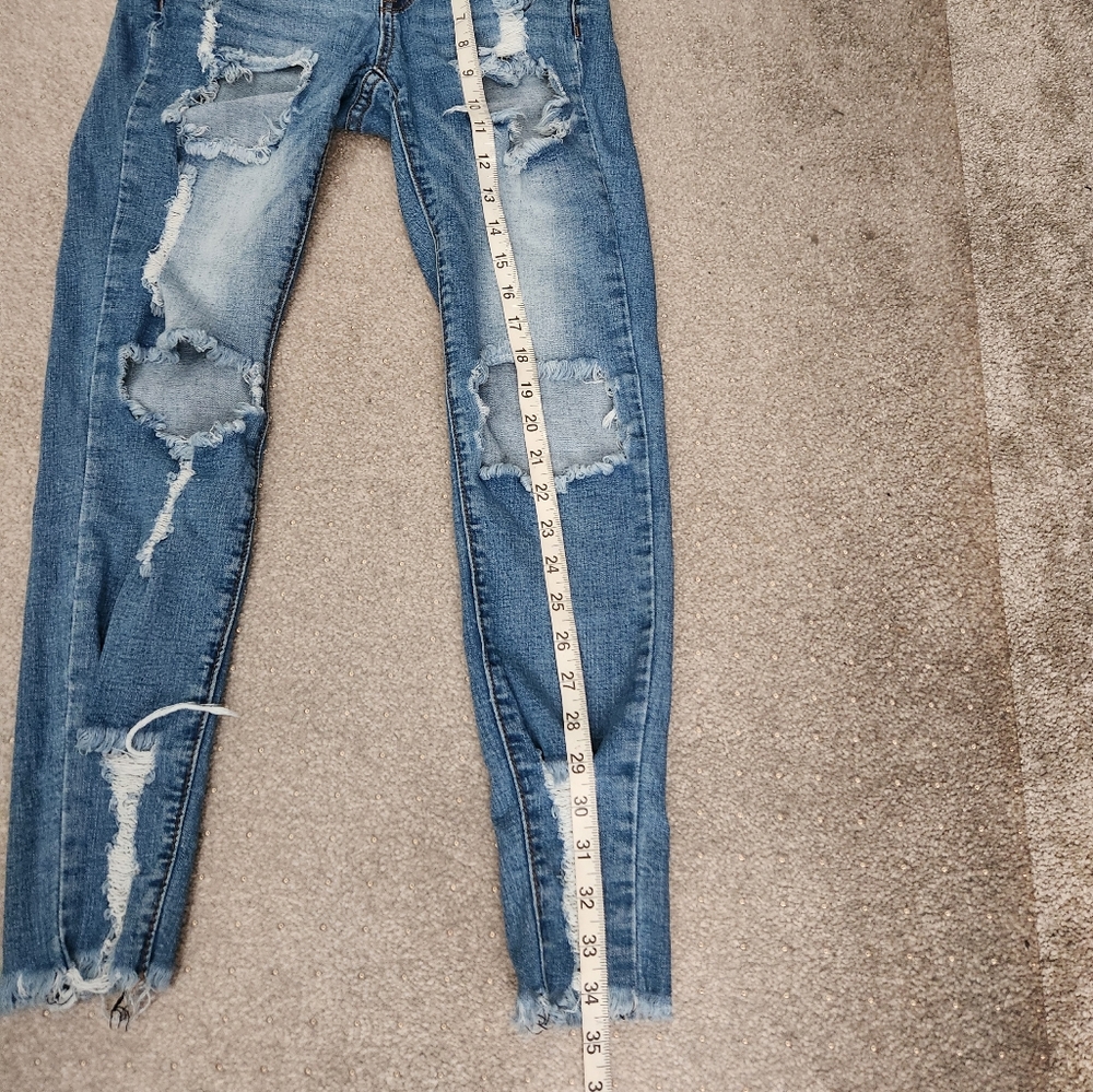 SONG Distressed Denim JEANS - Picture 7 of 12